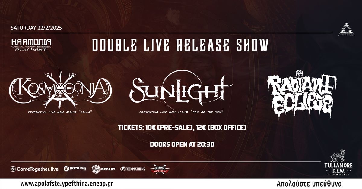 Kosmogonia, Sunlight, Radiant Eclipse live at Temple