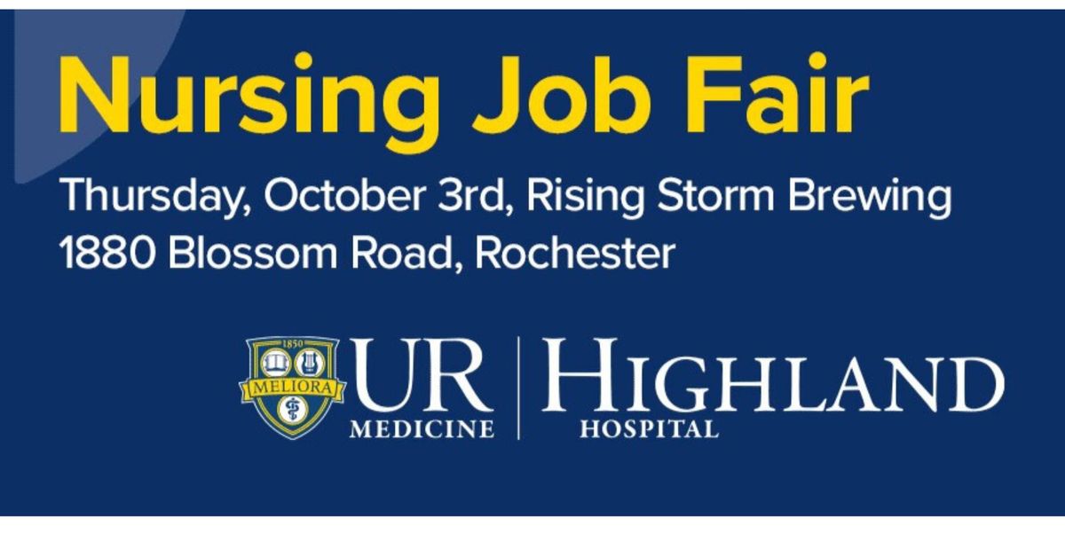 Highland Hospital Nursing Job Fair 