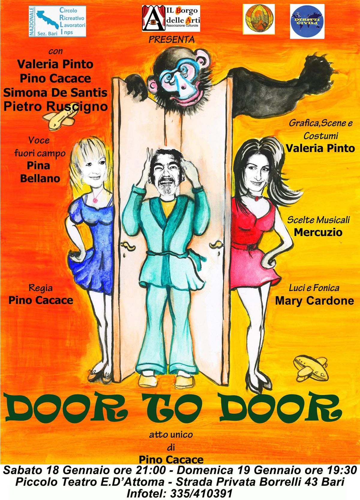 DOOR DOOR Commedia  brillante 