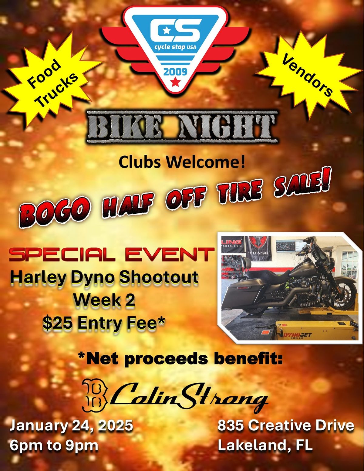 Cycle Stop USA January Bike Night