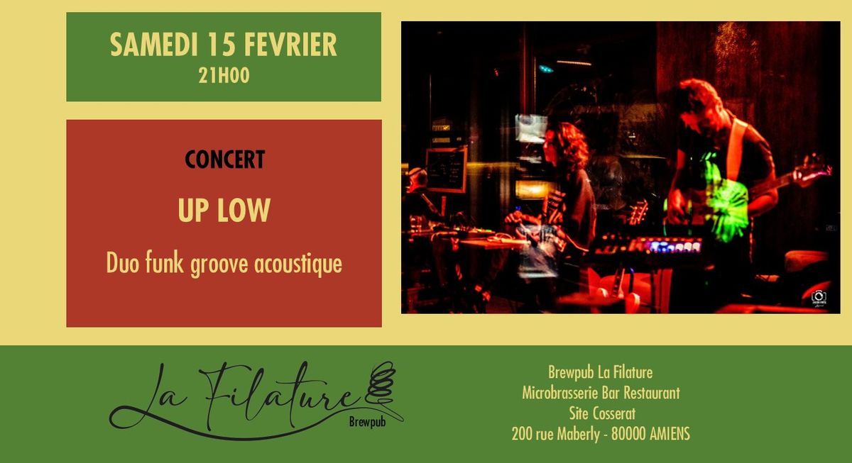 CONCERT - UP LOW - LA FILATURE