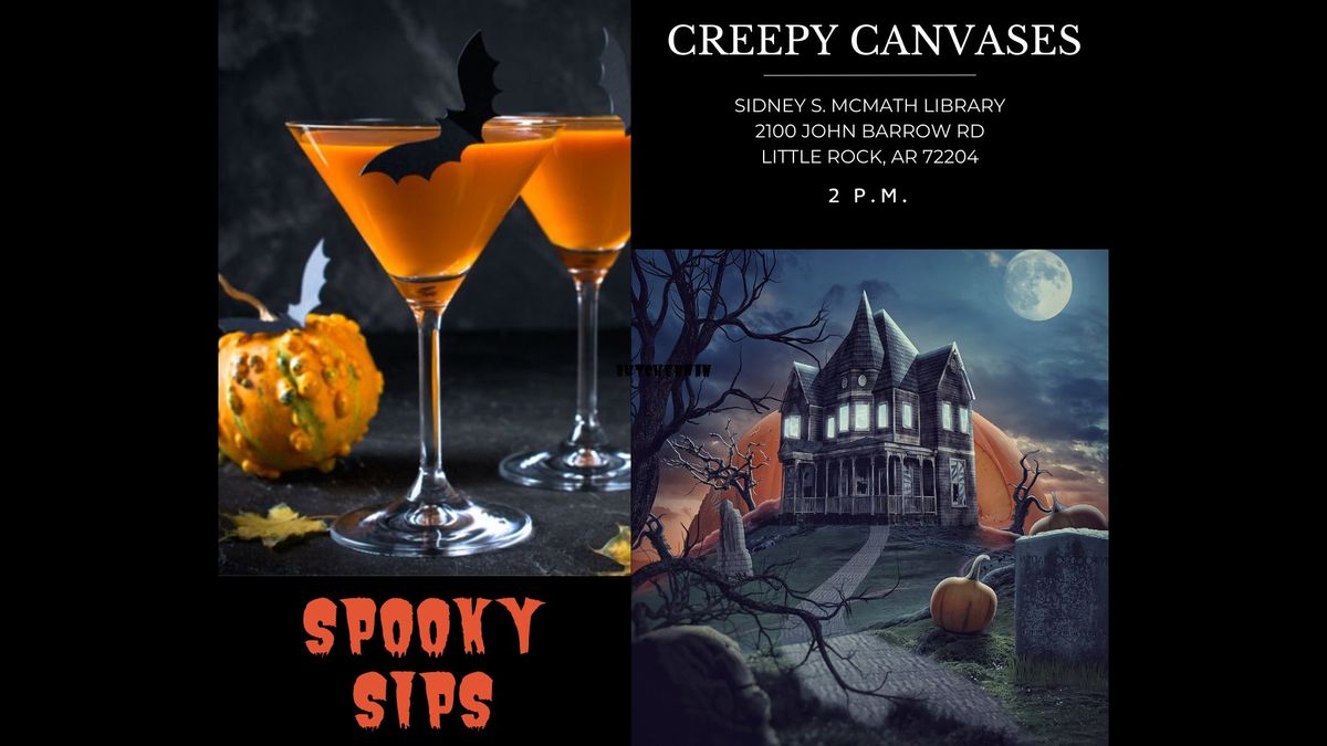 Spooky Sips and Creepy Canvases: A Halloween Art Experience