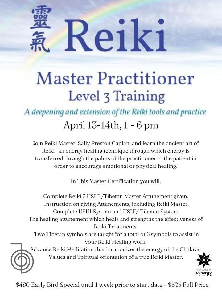 Reiki Master Level 3 Training 