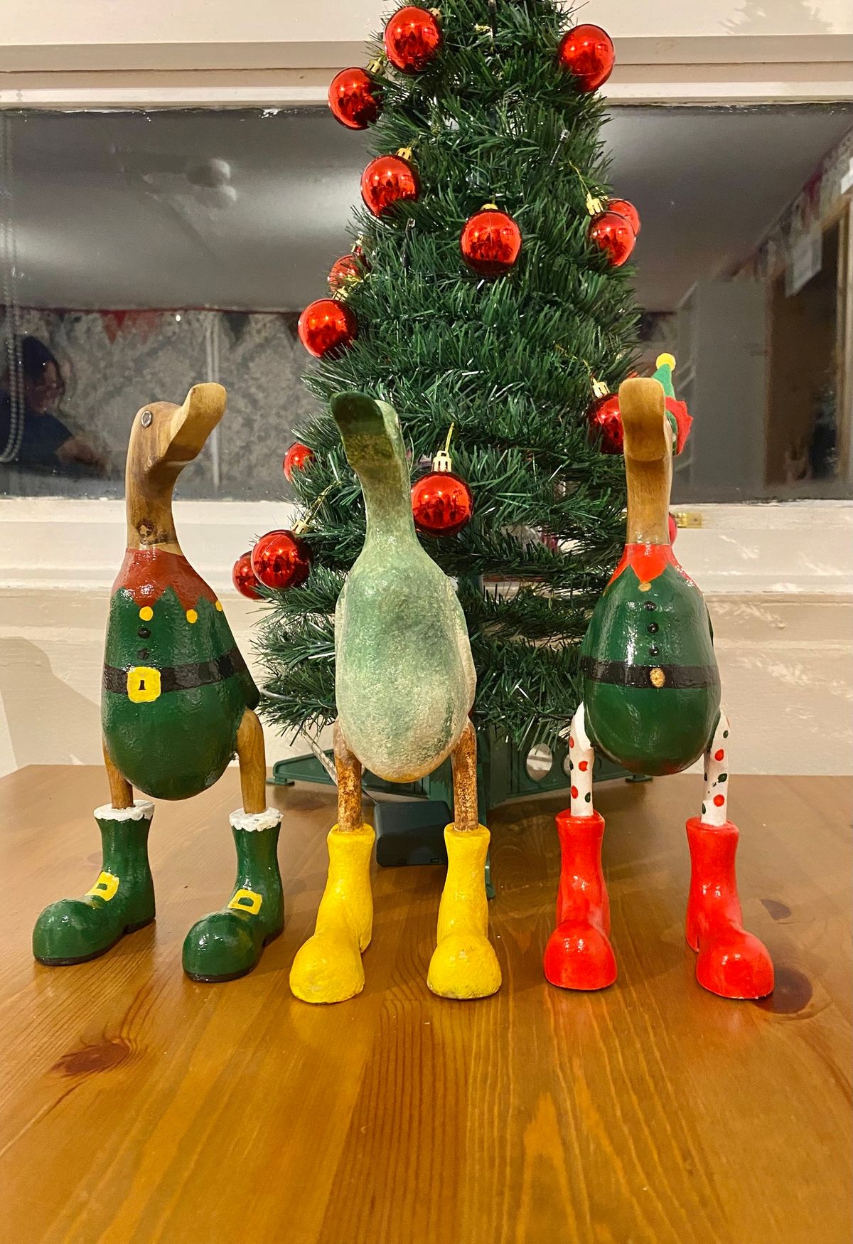 CHRISTMAS Wooden Bamboo Duck Painting Workshop