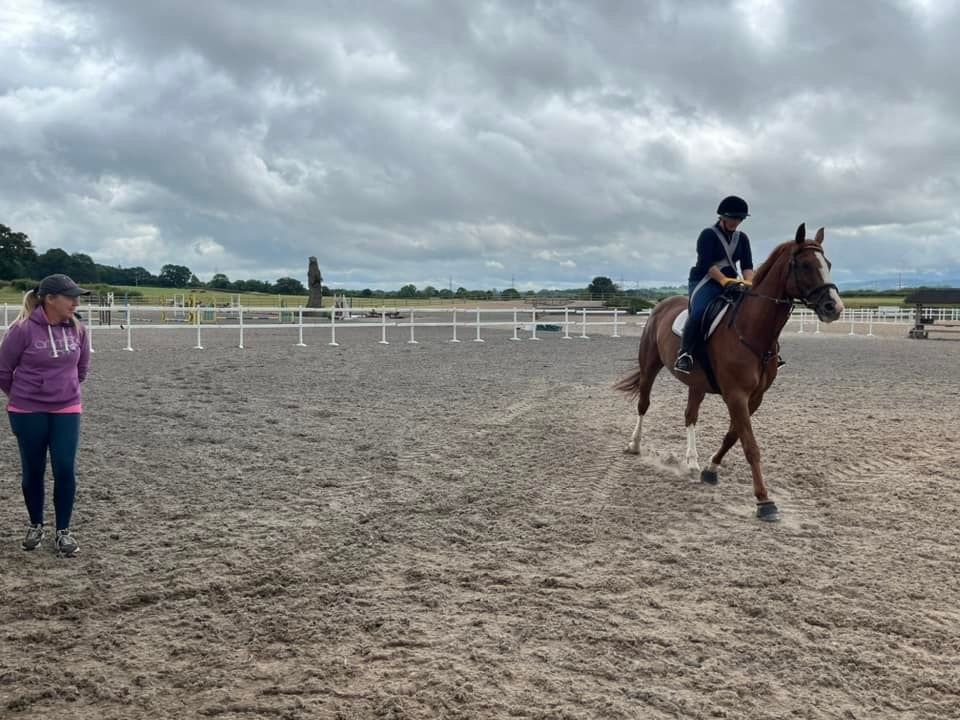 Private Flatwork training with Resistance Bands (optional) at Badgworth with Helen Marsh, 3rd Feb   