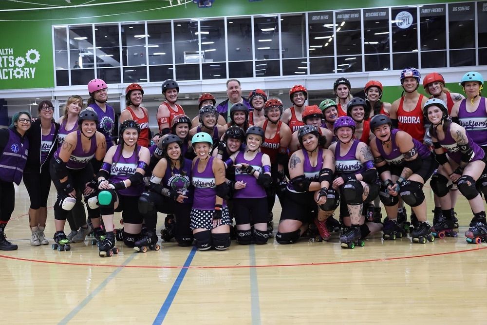 Join the Rockford Rage roller derby!