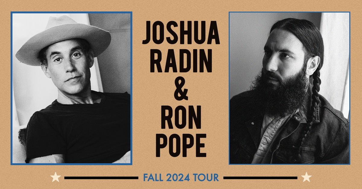 Joshua Radin & Ron Pope