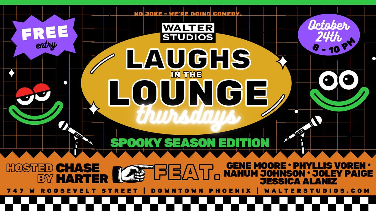 Laughs In The Lounge comedy Night - Spooky Season Edition