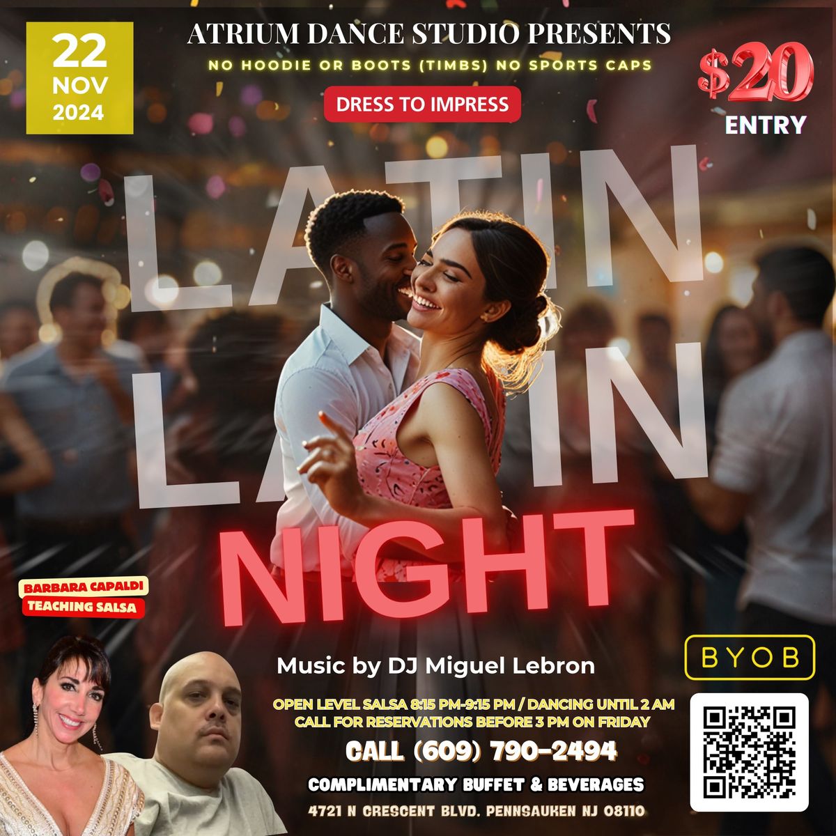 Latin Night Filled With Amazing Vibes at Atrium Dance Studio 