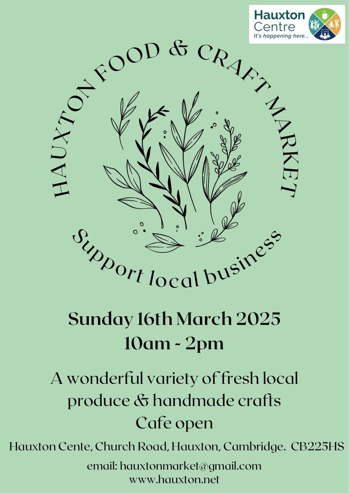 Hauxton Food & Craft Market