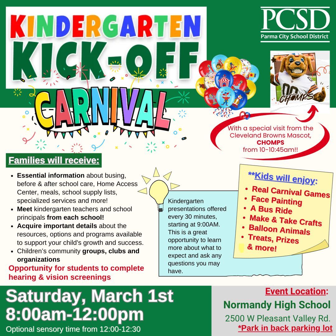 Kindergarten Kick- Off Carnival 