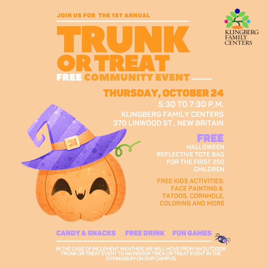 Klingberg Family Centers presents Trunk Or Treat