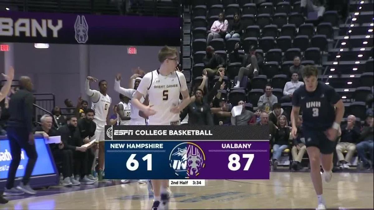 New Hampshire Wildcats at UAlbany Great Danes Mens Basketball