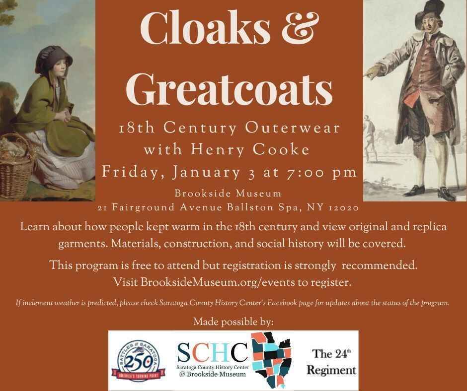 Cloaks and Greatcoats - 18th Century Outerwear