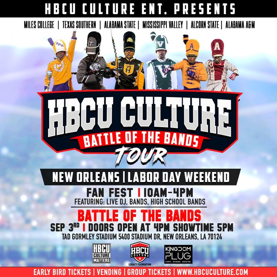 HBCU Culture Battle of The Bands Tour New Orleans, Tad Gormley