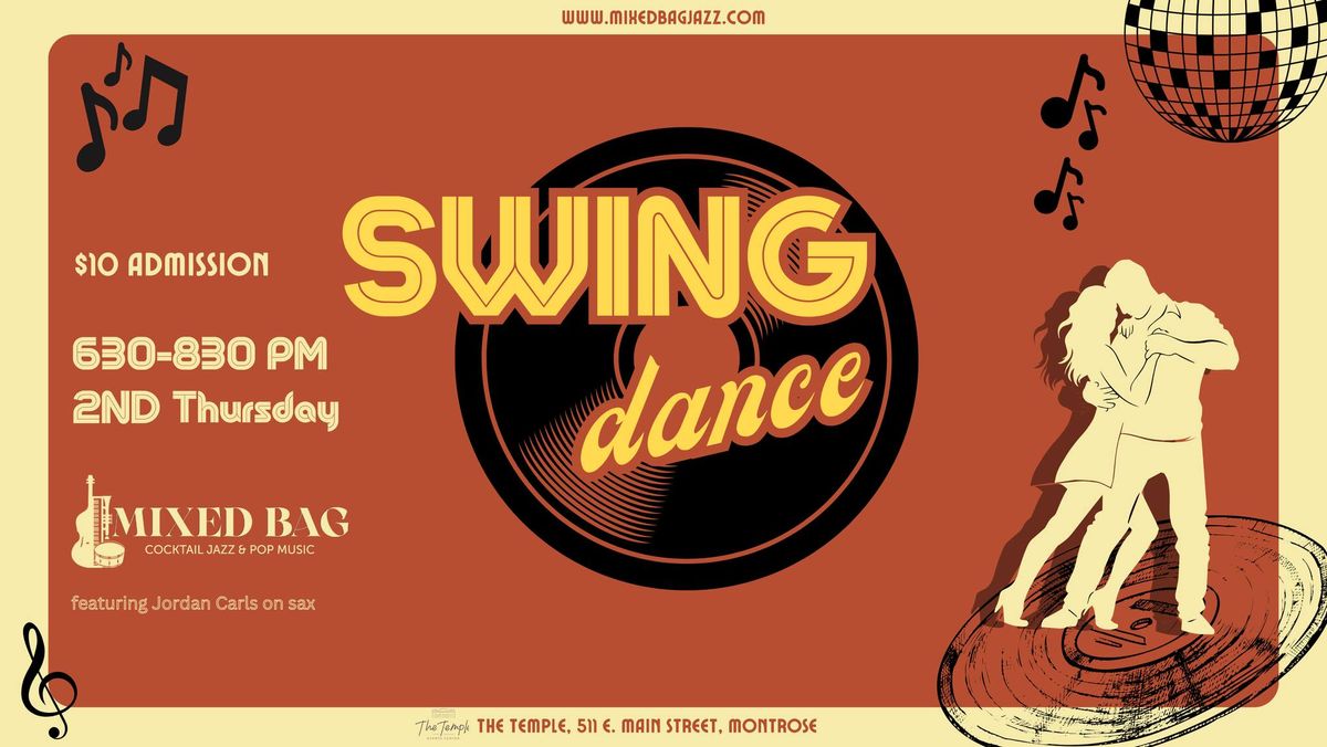 Swing Dance at The Temple Events