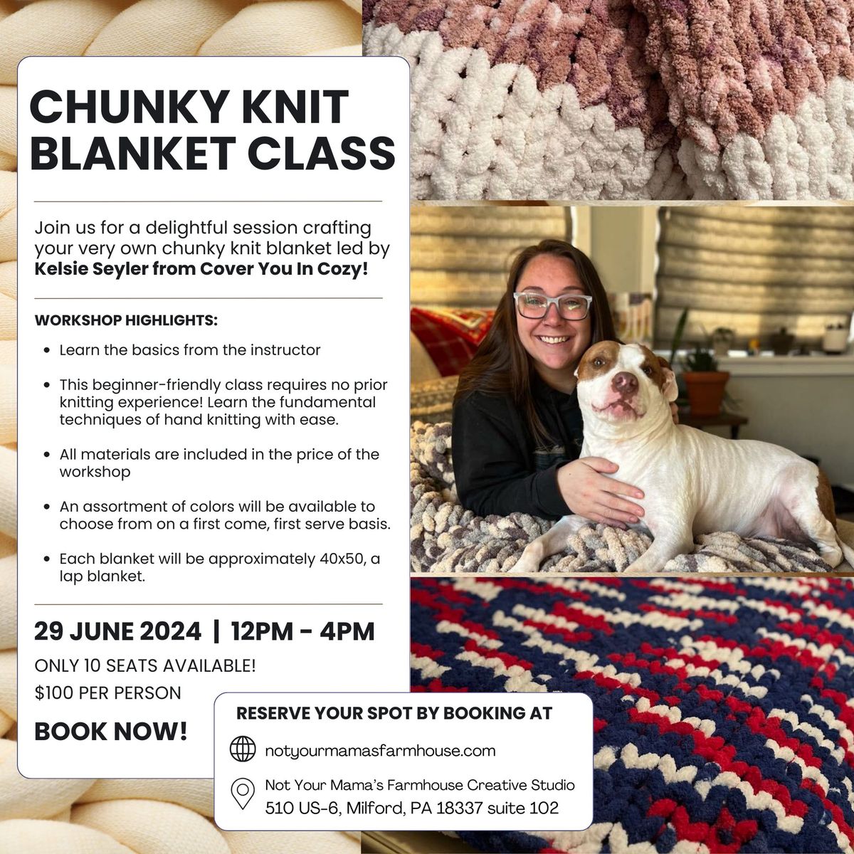 Chunky Knit Blanket Class
