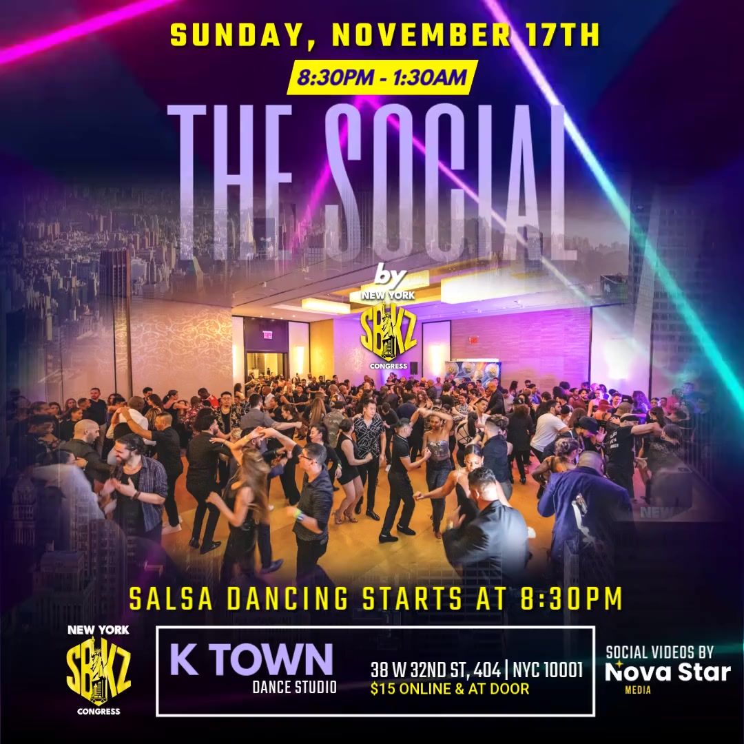 The Social by New York SBKZ Congress at KTown | Sunday, Dec 15th