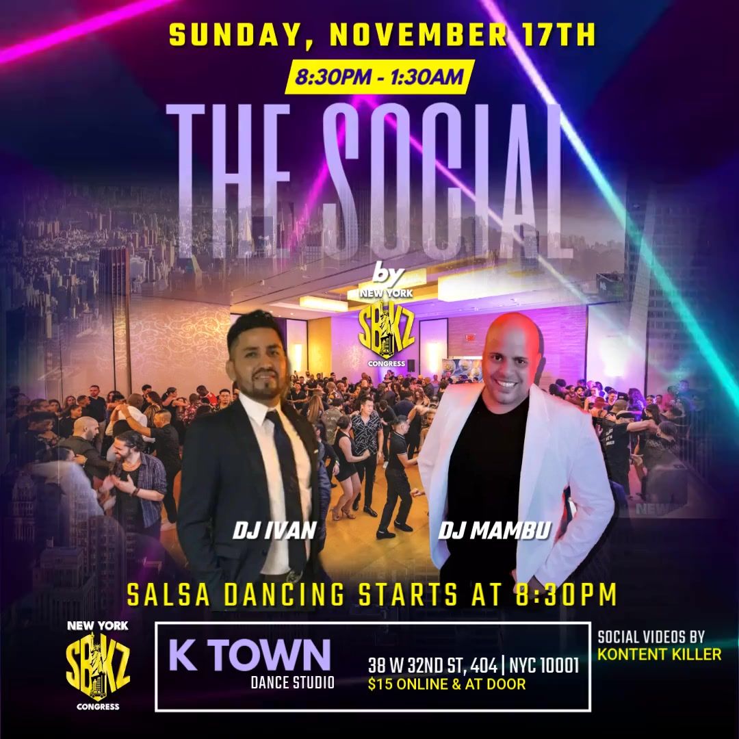 The Social by New York SBKZ Congress at KTown | Sunday, Nov 17th