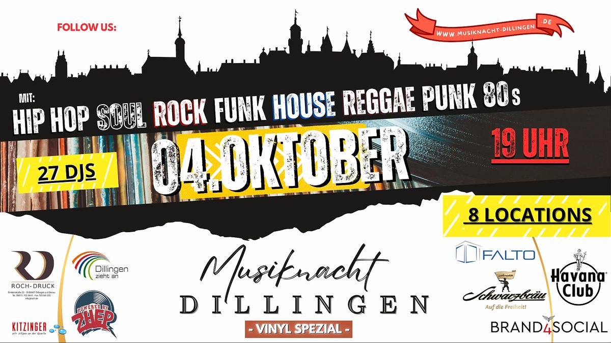 ::: MUSIKNACHT DILLINGEN - "Vinyl Spezial" - 2024 :::