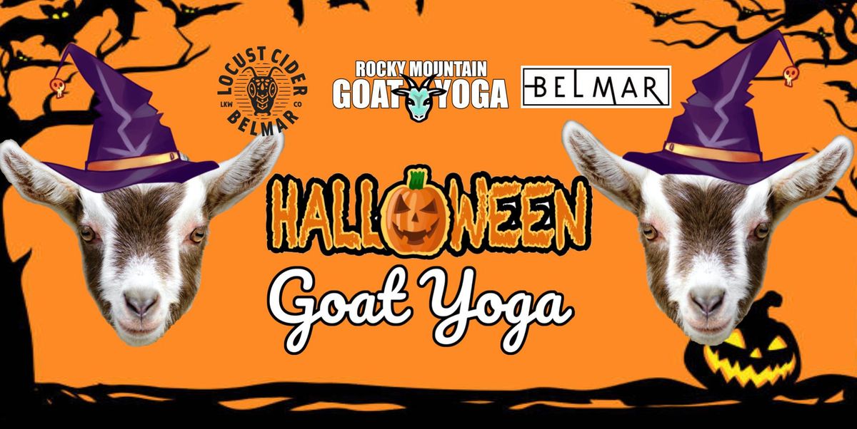 Halloween Goat Yoga - October 19th (BELMAR)