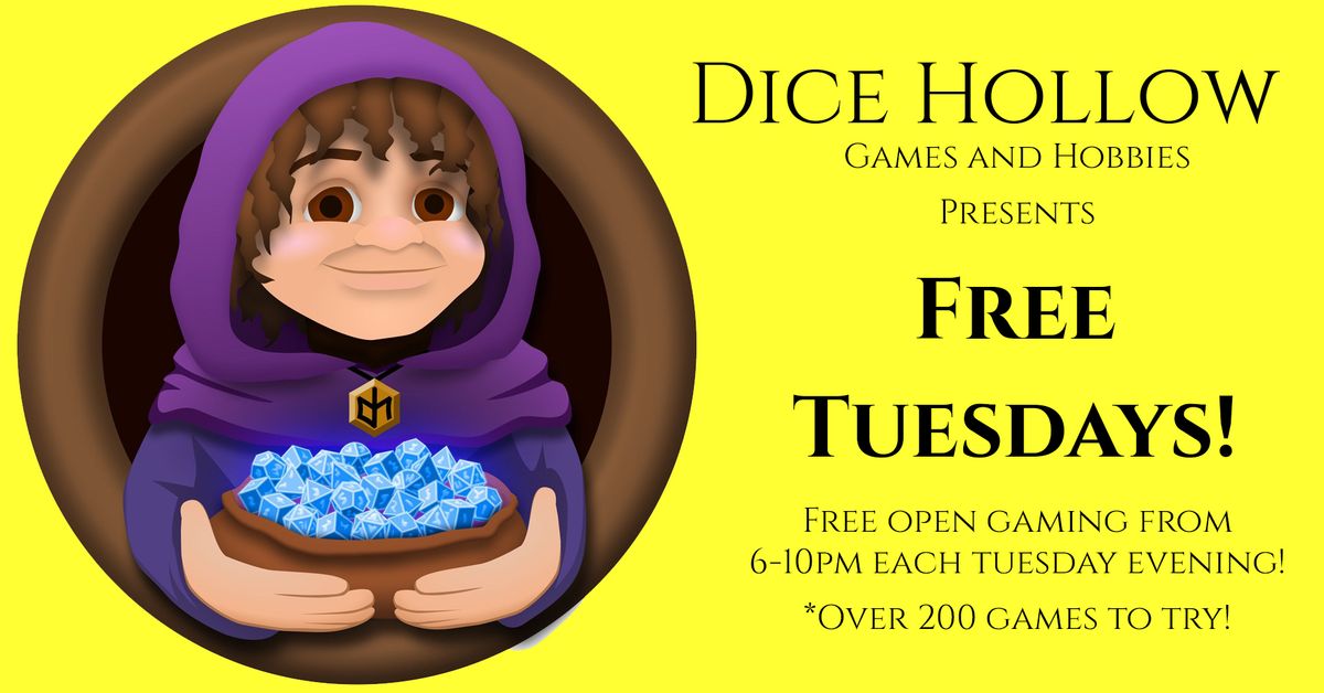 Free Gaming Tuesdays!