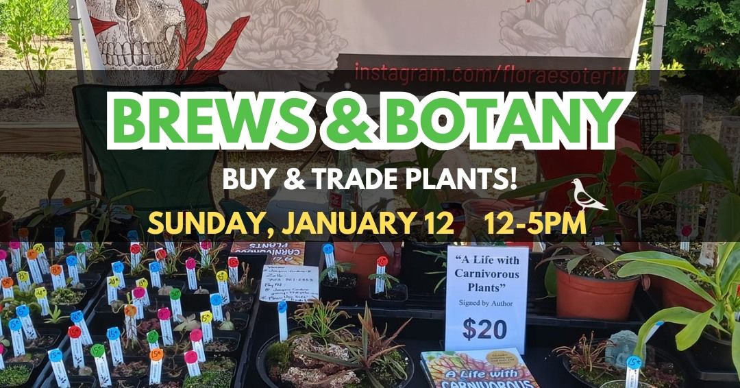 Brews & Botany - Exotic Plant Pop-up! 