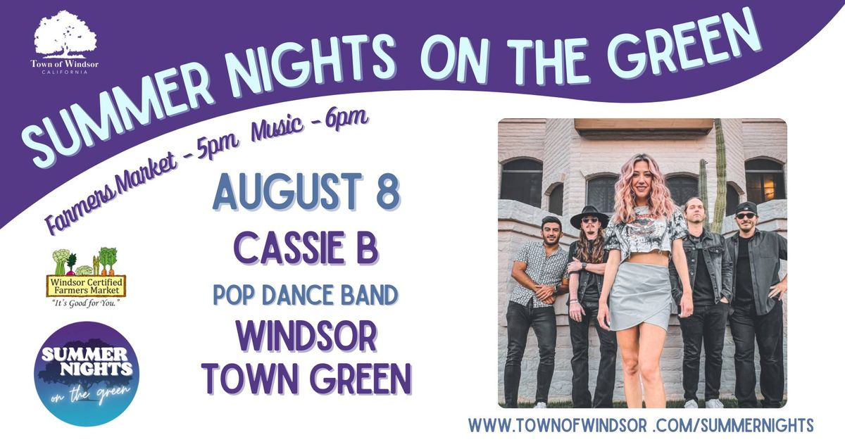 Summer Nights on the Green Concert- Cassie B