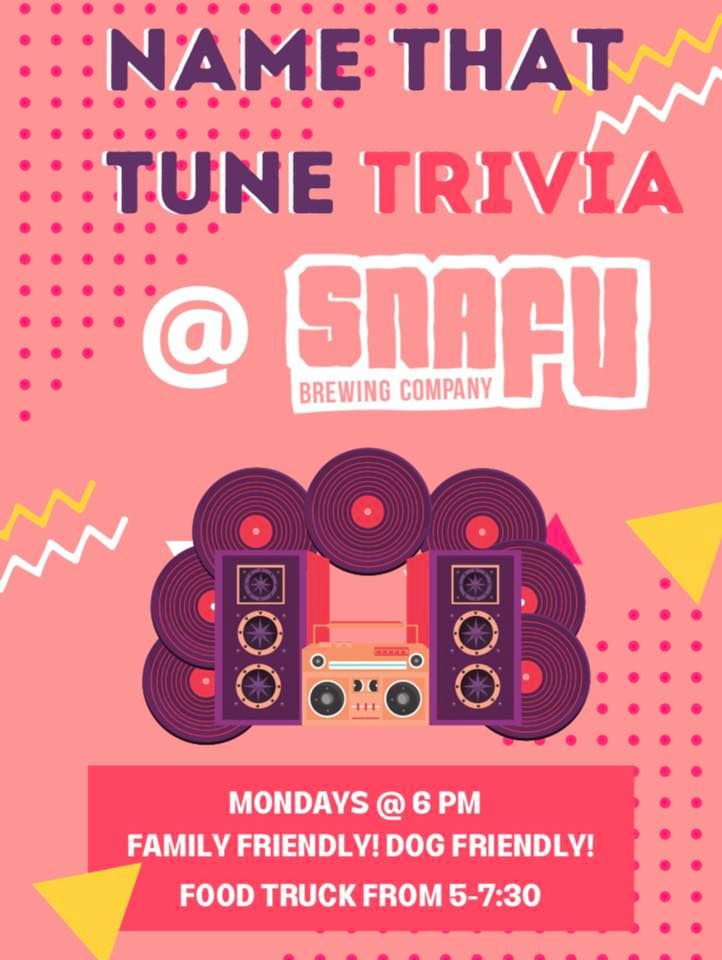 Name That Tune Trivia w\/ Bangin' Vegan Eats Food Truck & Charleston Charm Entertainment