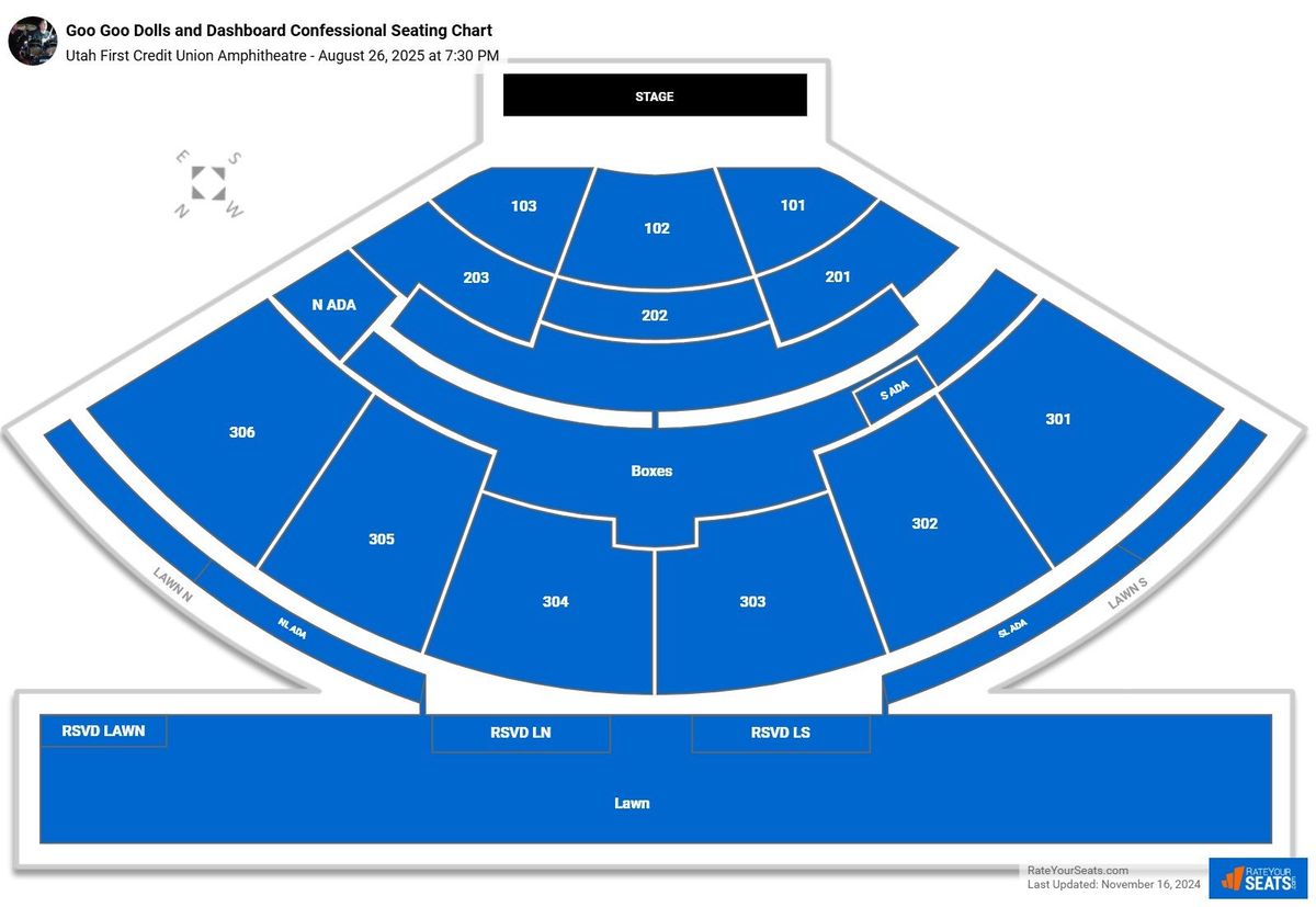 Goo Goo Dolls and Dashboard Confessional at Utah First Credit Union Amphitheatre