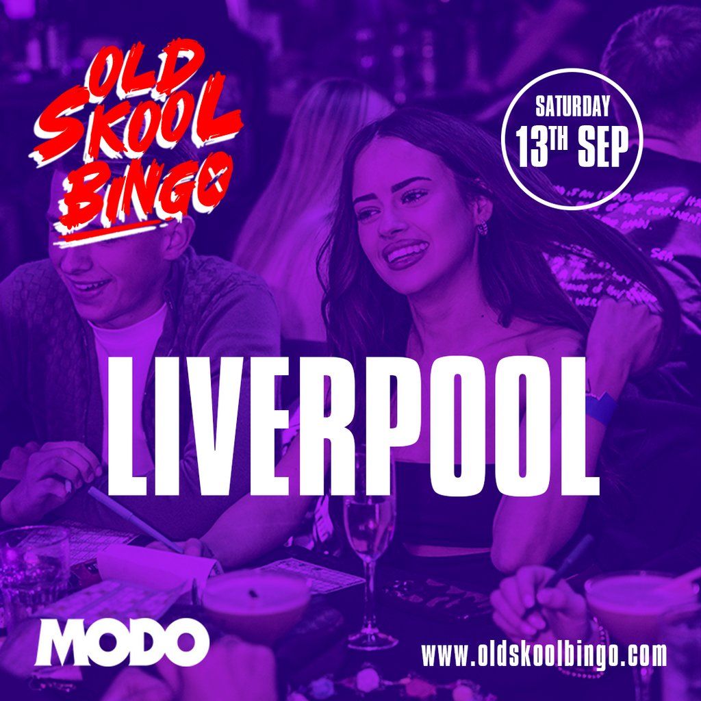 Old Skool Bingo Sat 13th Sep Liverpool