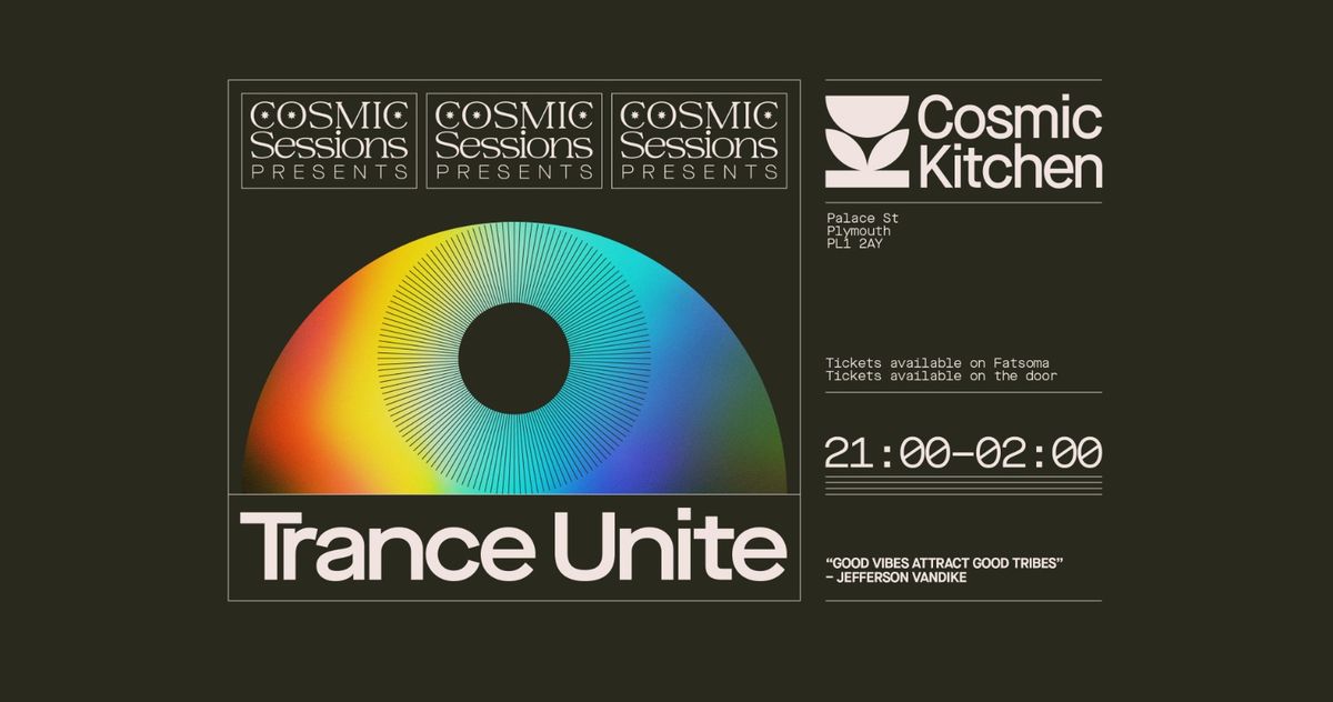 Cosmic Sessions; TranceUnite w\/ Kev Smoothound Walters, FCM Live + guests