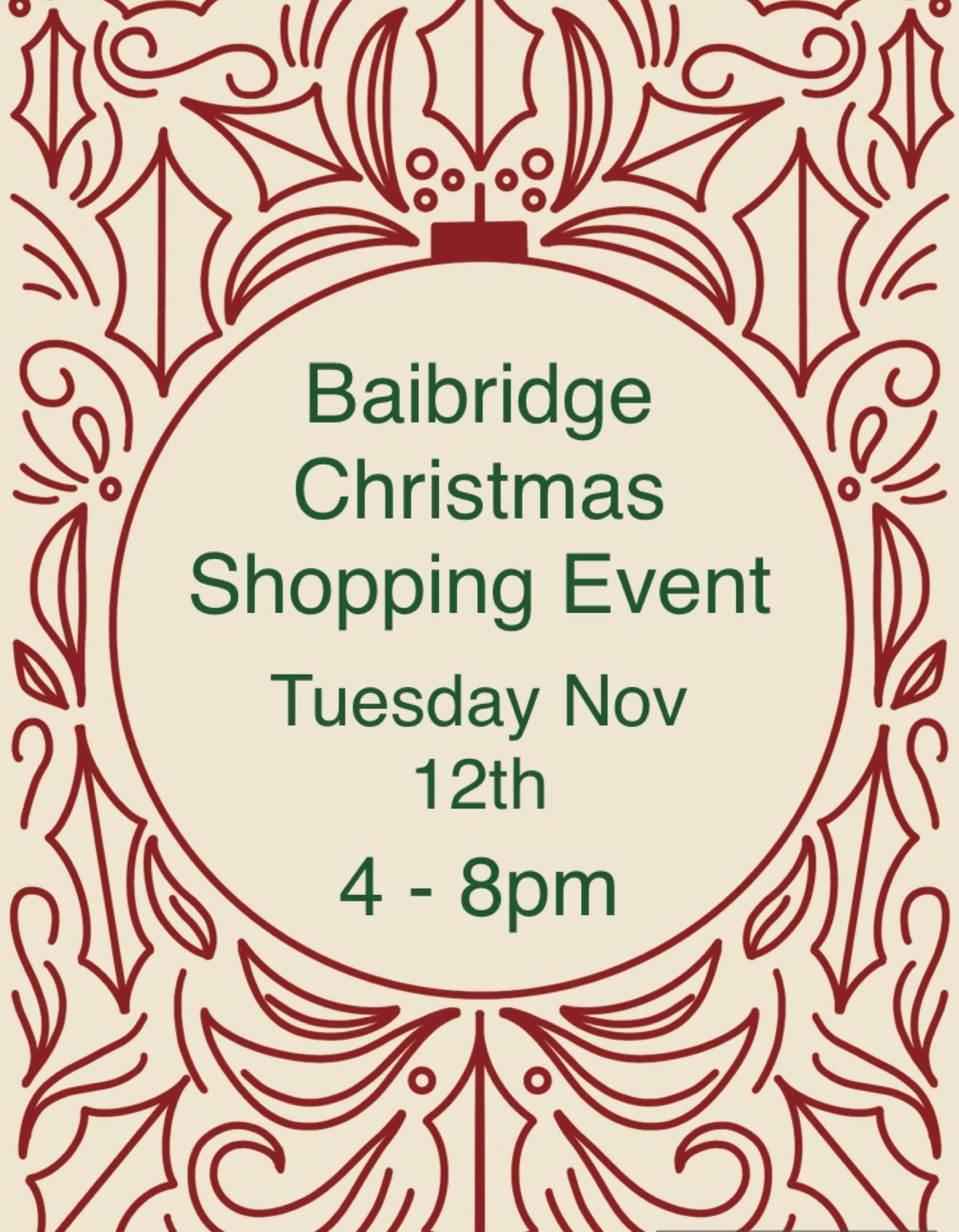 Baibridge Christmas Shopping Event 