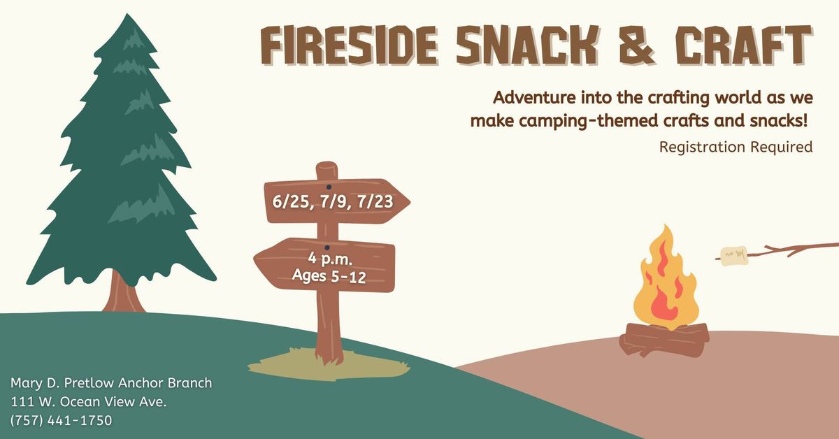 Fireside Snacks and Crafts