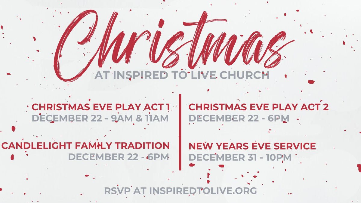 Christmas at Inspired To Live church 