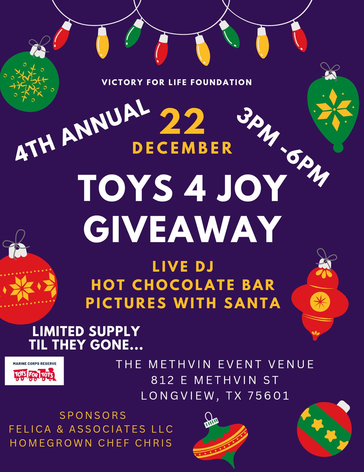 4th Annual Toys 4 Joy 