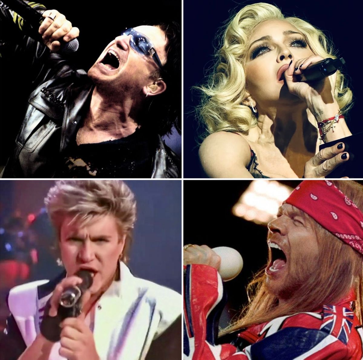 80's EXPLOSION! ...U2 + MADONNA + DURAN DURAN + GUNS 'N ROSES TRIBUTES