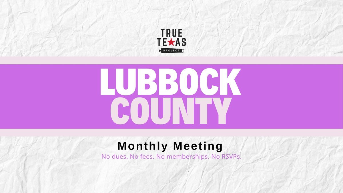 (Lubbock) Positive Patriotism with David Pinkston