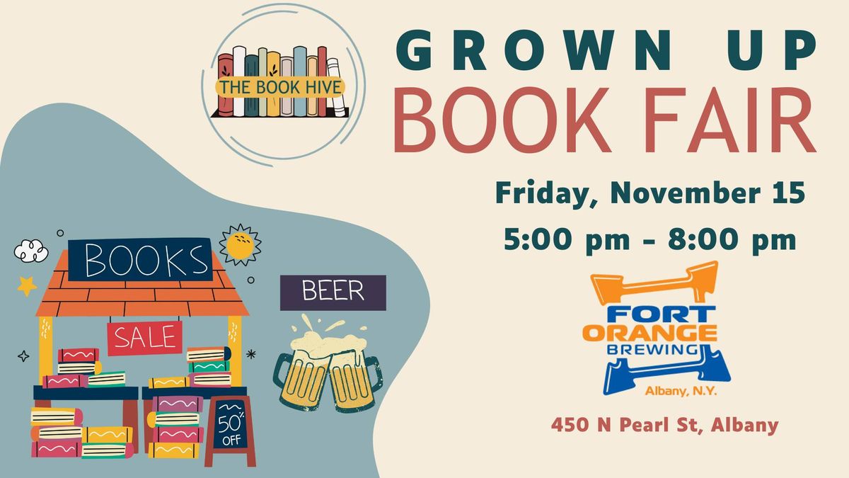 Grown-Up Book Fair at Fort Orange Brewing