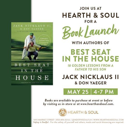 Jack Nicklaus II & Don Yaeger Book Launch & Signing of "Best Seat in the House"