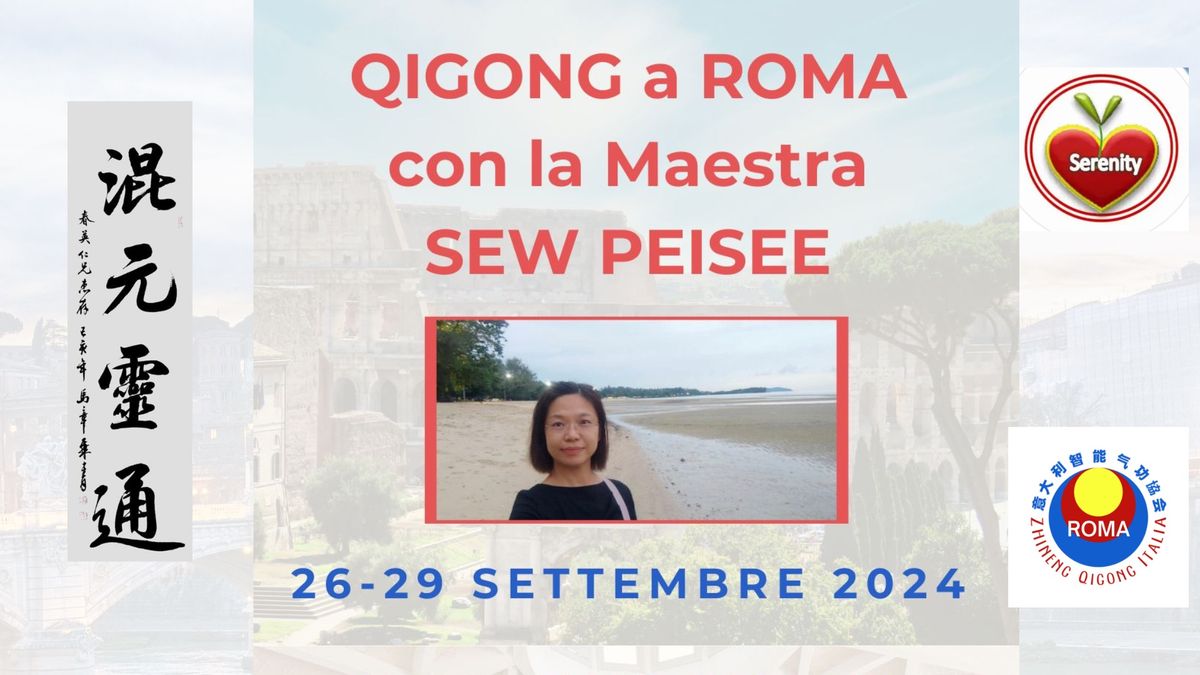 Qigong a Roma con la M. Sew Peisee