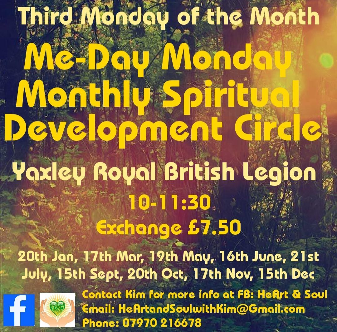 Me-Day Monday Monthly Spiritual Development Circle