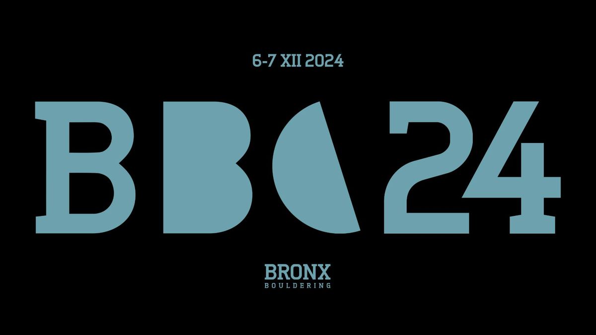 BRONX BOULDERING COMPETITION 2024