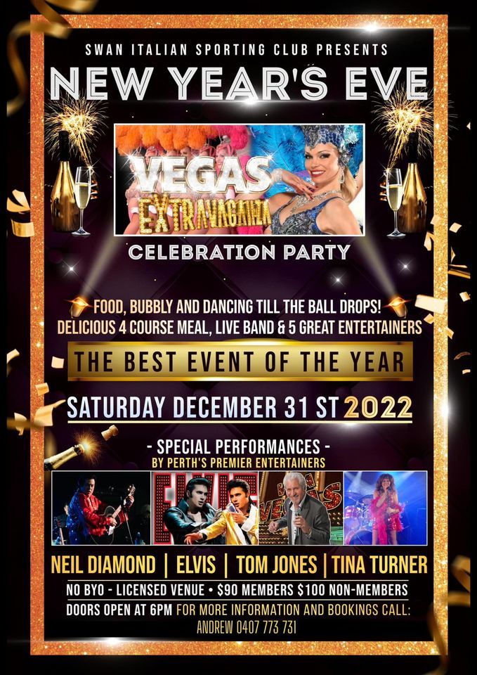 Vegas Extravaganza New Year\u2019s Eve Party