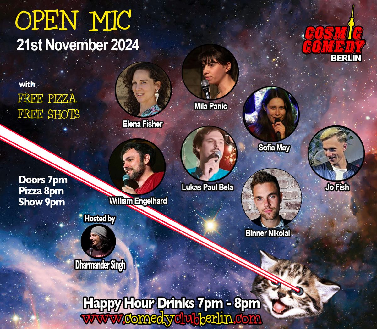 Cosmic Comedy Club Berlin : Open Mic