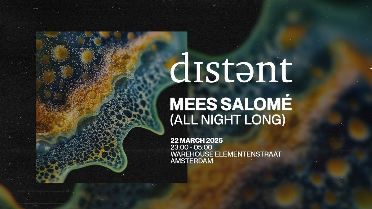 Mees Salom\u00e9 Pres. Distant at Warehouse Elementenstraat