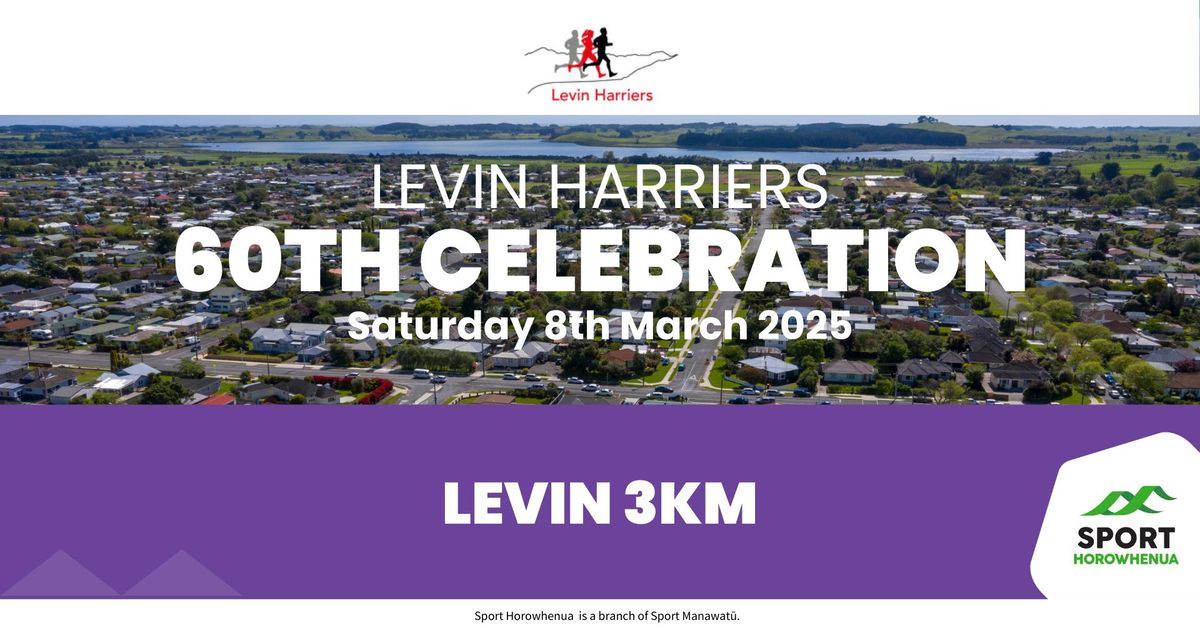 Levin 3km (Levin Harriers 60th celebration)