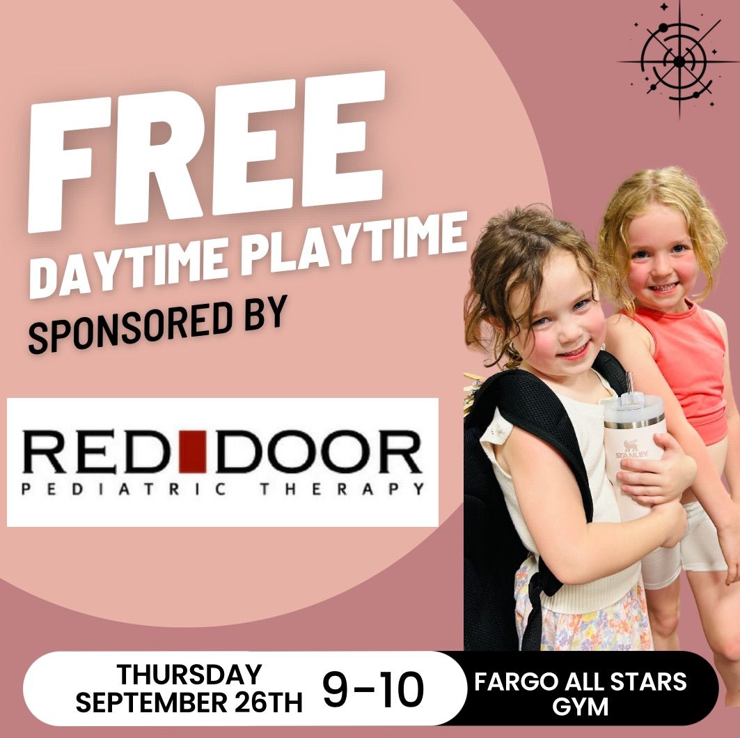 Free Daytime Playtime Sponsored by Red Door Pediatric Therapy