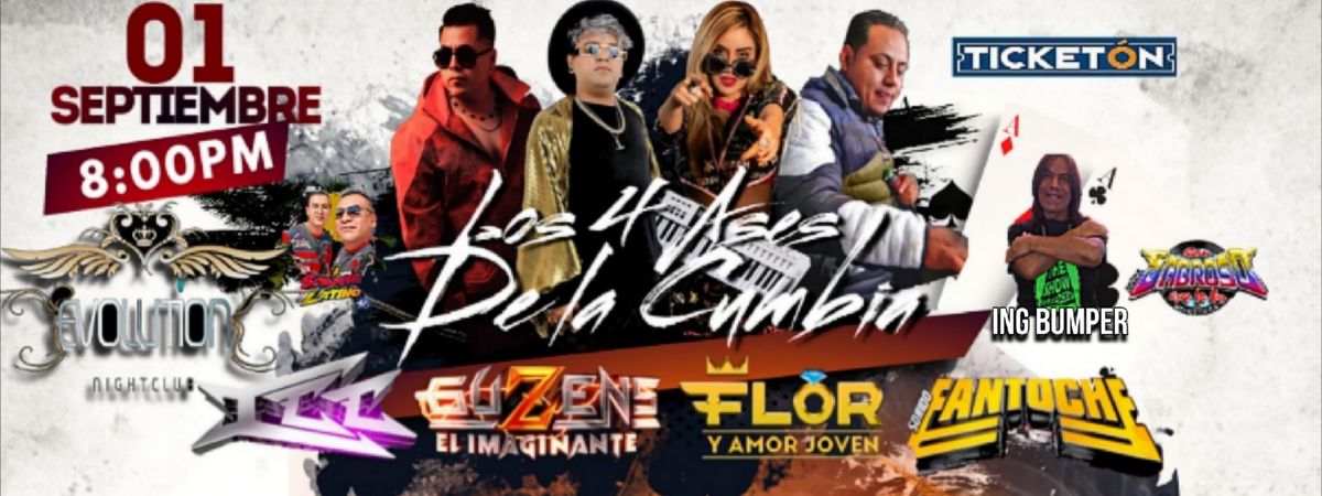 TOUR LOS 4 ASES DE LA CUMBIA