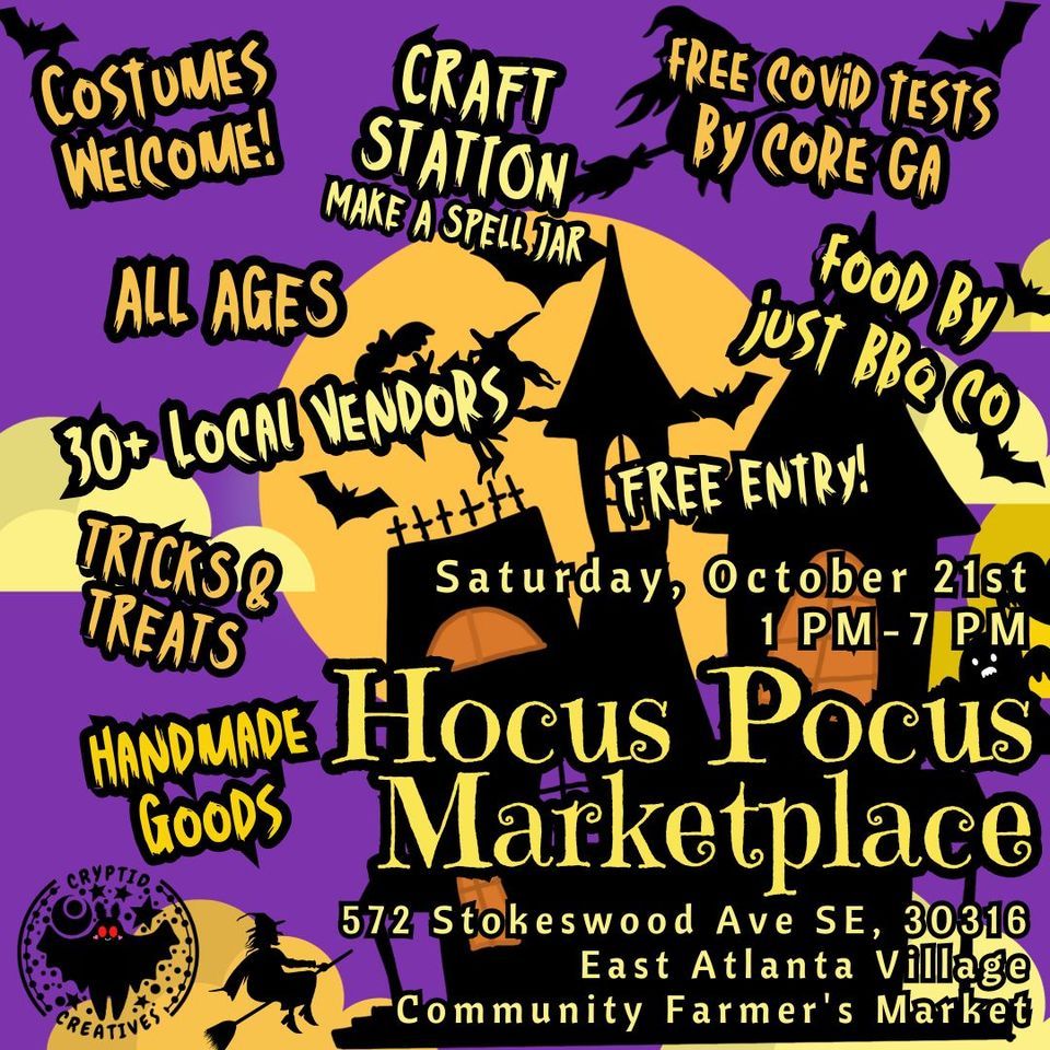 Hocus Pocus Marketplace: Spells, Oddities, Magic and More!